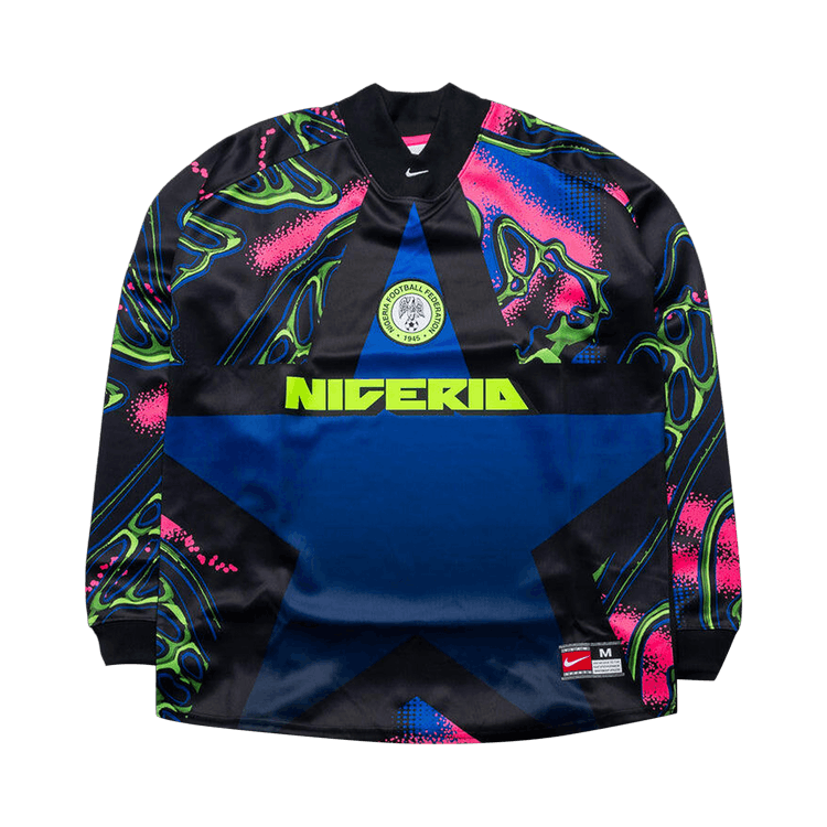Nike Nigeria Authentic Goalkeeper Soccer Shirt 'Black/Hyper Pink/White'