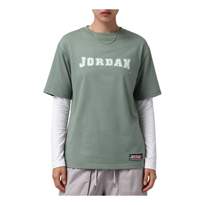 (WMNS) Air Jordan Brooklyn Graphic T-Shirt 'Clay Green Sail'