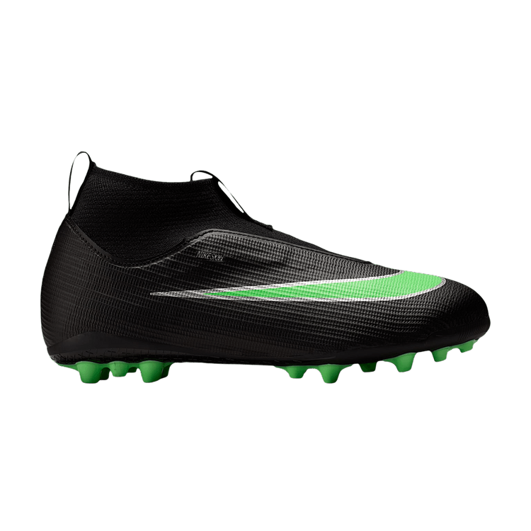 Nike Jr. Mercurial Superfly 11 Academy Ag High-Top GS 'Black Illusion Green'