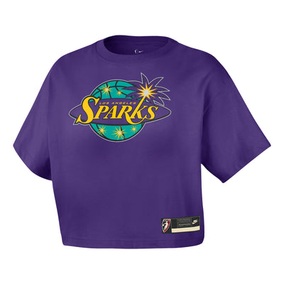 (WMNS) Nike Los Angeles Sparks Court Origins WNBA T-Shirt 'Field Purple'