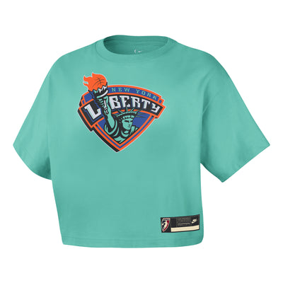 (WMNS) Nike New York Liberty Court Origins WNBA T-Shirt 'Mint'