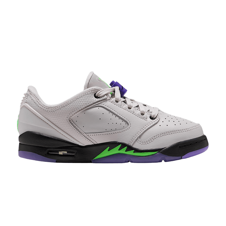 Air Jordan Sixty Plus Low GS 'Light Bone Laser Purple Black Scream Green'