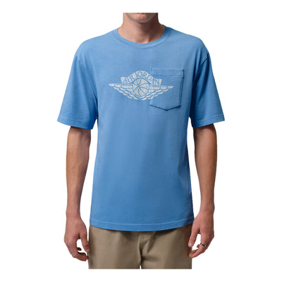 Jordan Flight Essentials Pocket T-Shirt 'Blue Beyond Sail'