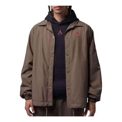 Jordan Brooklyn Coaches Jacket 'Palomino White'