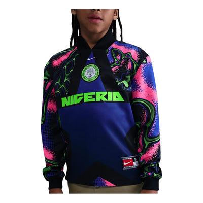 (GS) Nike Nigeria Hollywood Keeper Dri-FIT Jersey 'Black Hyper Pink White'