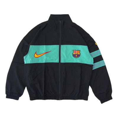Nike FC Barcelona Third Repel i96 Track Jacket 'Black Green Frost University Gold'