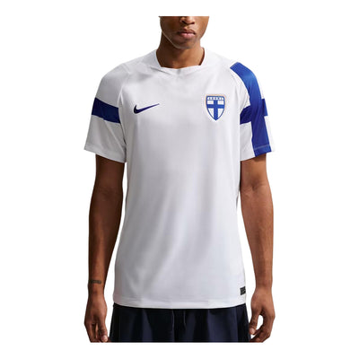 Nike Finland 2026 Stadium Home Dri-FIT Soccer Replica Jersey 'White Hyper Blue'