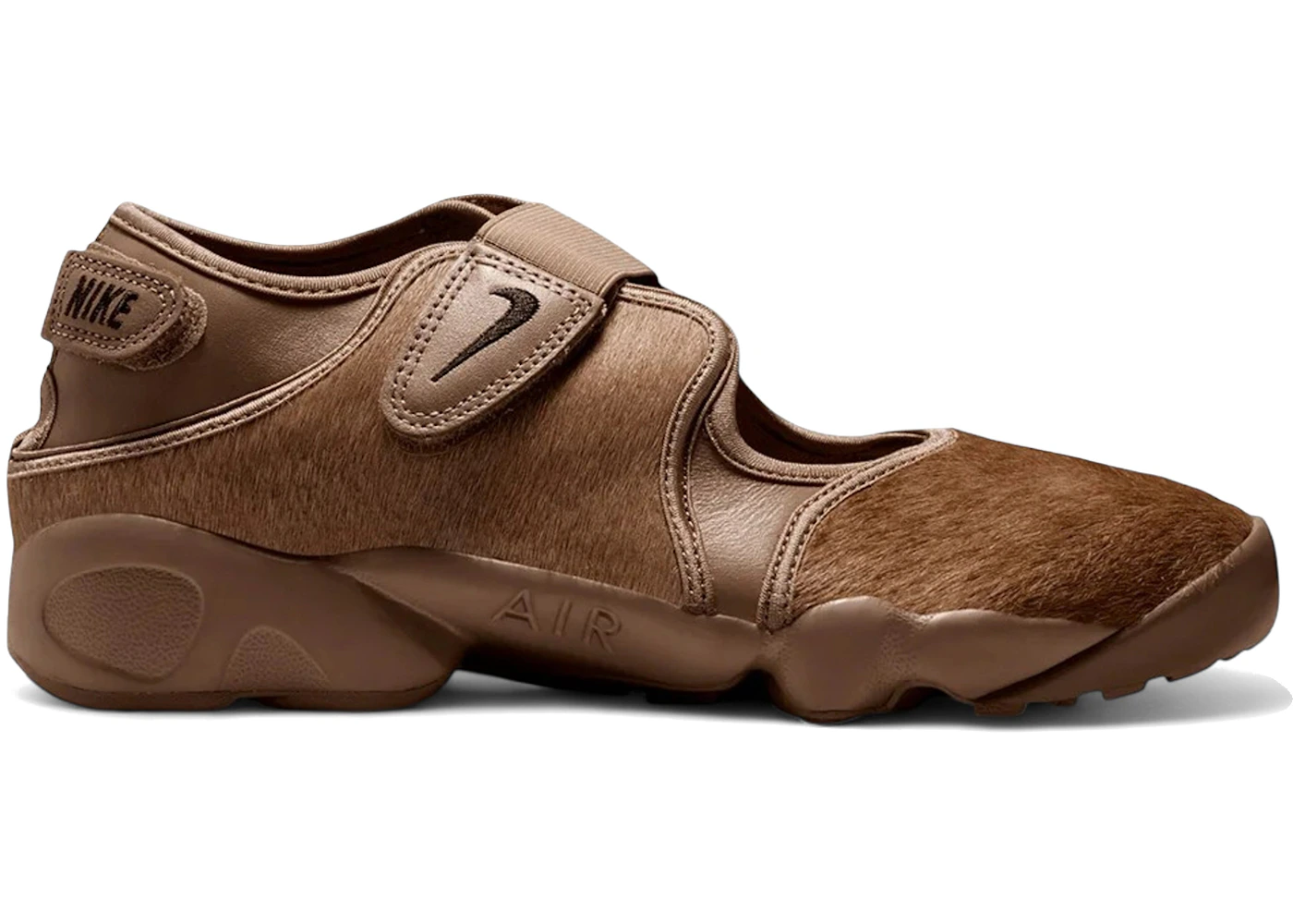 Nike Air Rift Pony Hair Dark Driftwood (Women's)