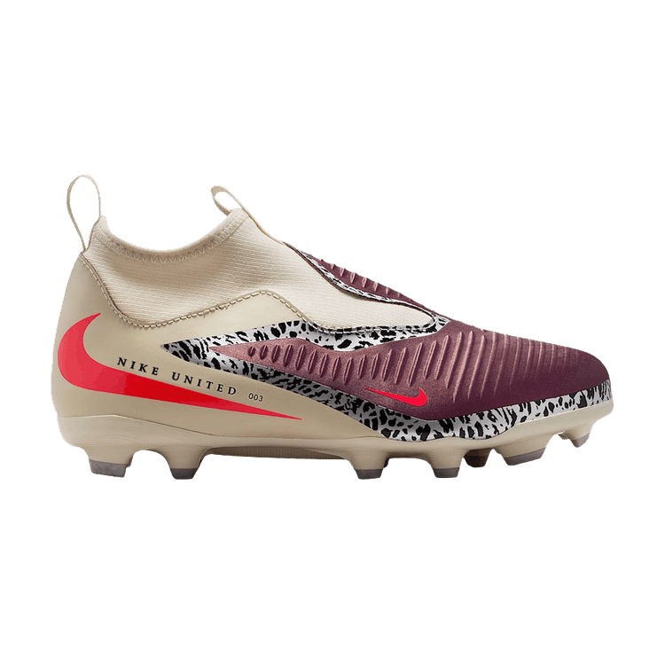 Nike United Jr. Phantom 6 High Academy MG GS 'Burgundy Crush'