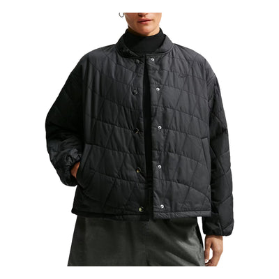 (WMNS) Nike Sportswear Therma-FIT Quilted Barn Jacket 'Black'