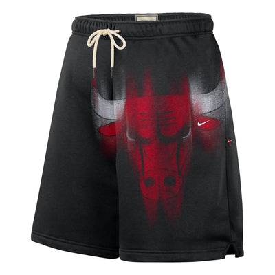 Nike Chicago Bulls Standard Issue Fleece Shorts 'Black White'