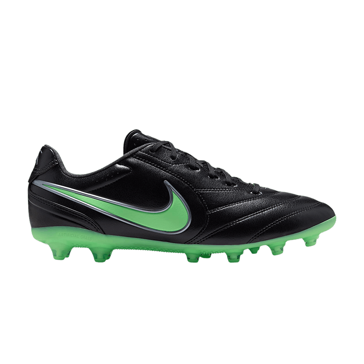 Nike Tiempo Ligera Pro AG Low 'Black Illusion Green'