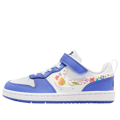 (PS) Nike Court Borough Low FL 'White Sapphire Black'