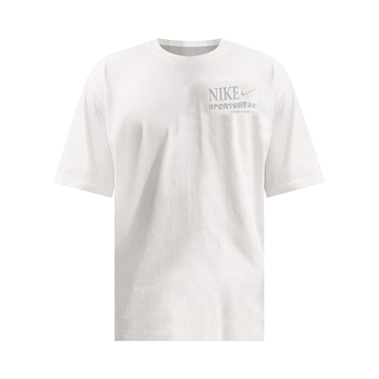Nike T-Shirt 'Summit White/Wolf Grey'