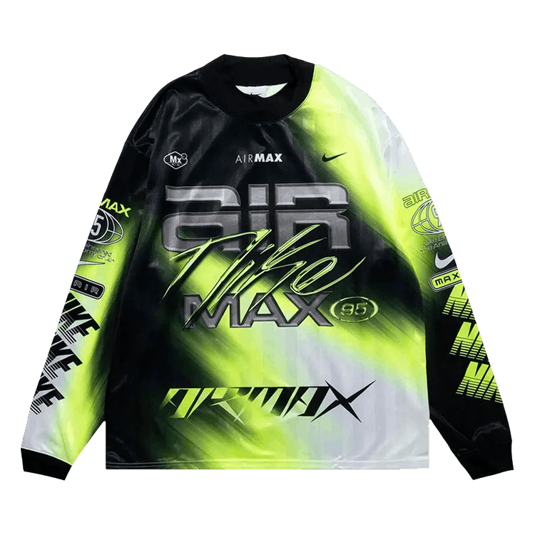 Nike Culture Of Dri-Fit Long-Sleeve Jersey 'Volt/Black/White'