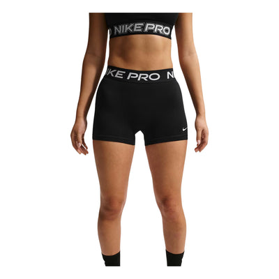 (WMNS) Nike Pro Mid-Rise 7.5cm (approx.) Biker Shorts 'Black White'