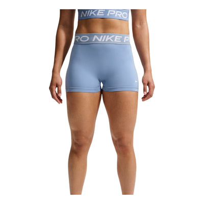 (WMNS) Nike Pro Mid-Rise 7.5cm (approx.) Biker Shorts 'Work Blue White'