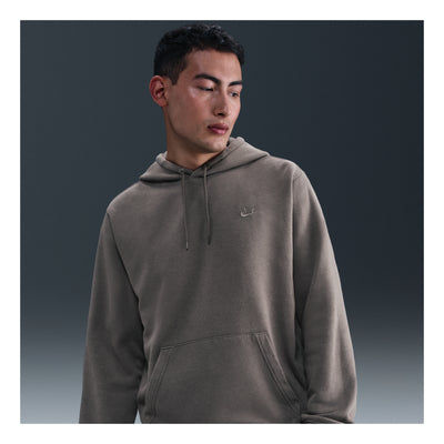 Nike Sportswear Club Washed Fleece Hoodie 'Cave Stone'