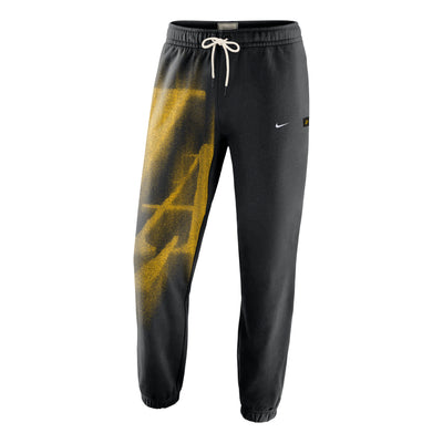 Nike Los Angeles Lakers Standard Issue Fleece Pants 'Black White'