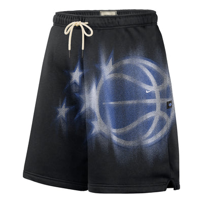 Nike Orlando Magic Standard Issue Fleece Shorts 'Black White'