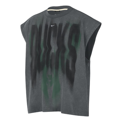 Nike Milwaukee Bucks Standard Issue Sleeveless Top 'Iron Grey White'