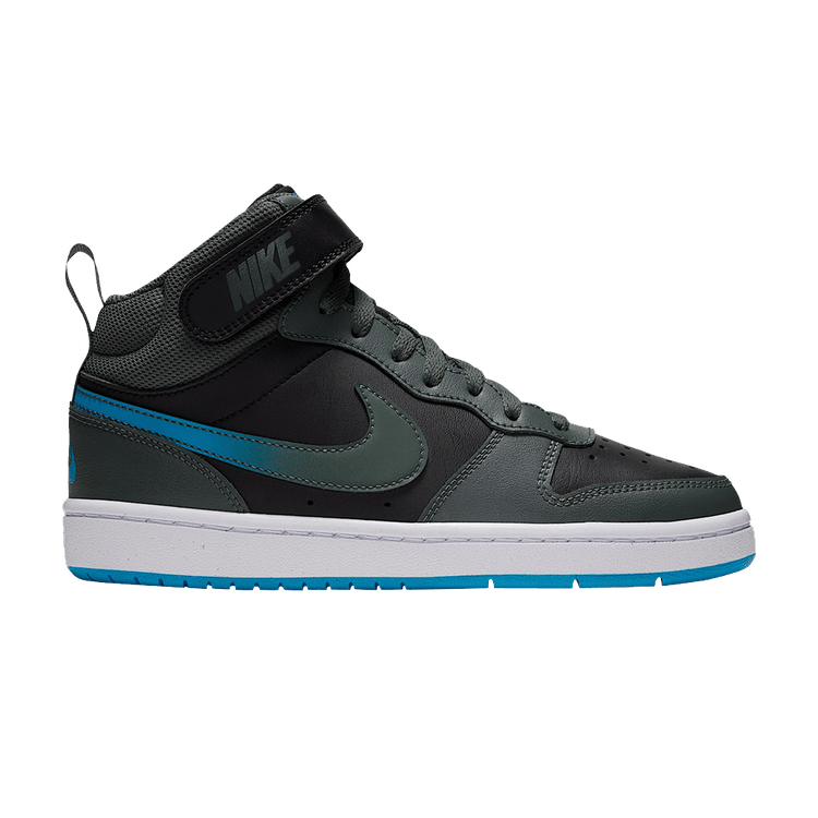 Nike Court Borough Mid 2 GS 'Black Camo Green'