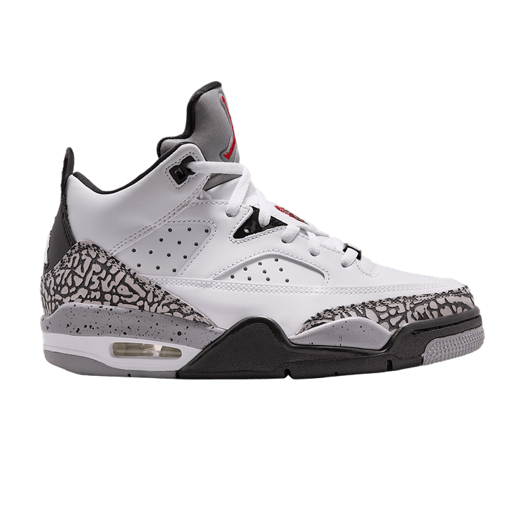 Air Jordan Son Of Mars Low GS 'White Black Cement Grey'