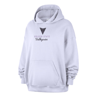 (WMNS) Nike Golden State Valkyries French Terry Oversized Hoodie 'Amethyst Tint Black'