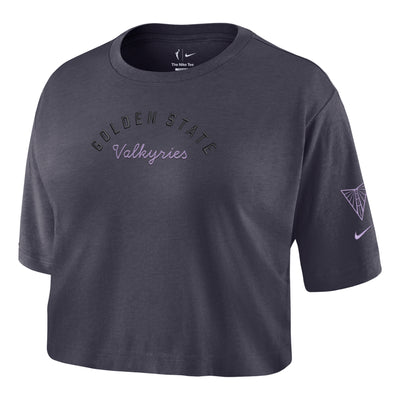 (WMNS) Nike Golden State Valkyries Cropped T-Shirt 'Gridiron'