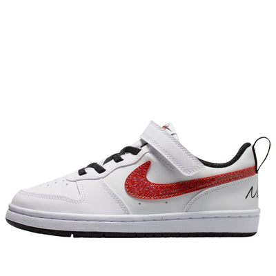 (PS) Nike Court Borough Low 'White Picante Red'