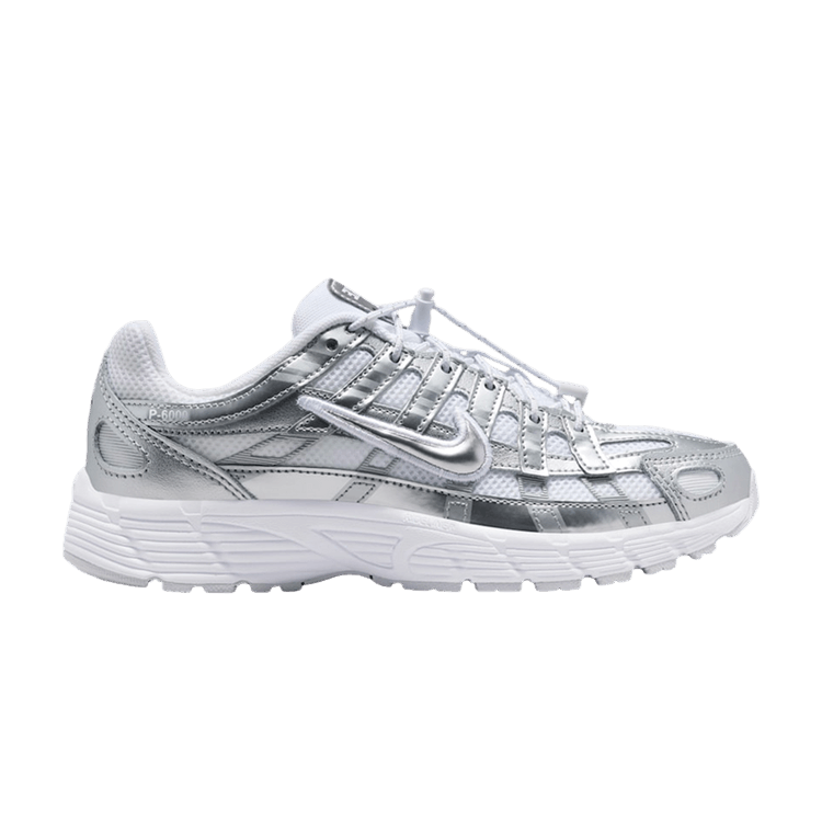 Nike P-6000 GS 'White Metallic Silver Vast Grey'