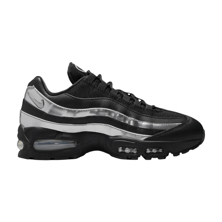 Nike Wmns Air Max 95 'Big Bubble - Black Metallic Silver'