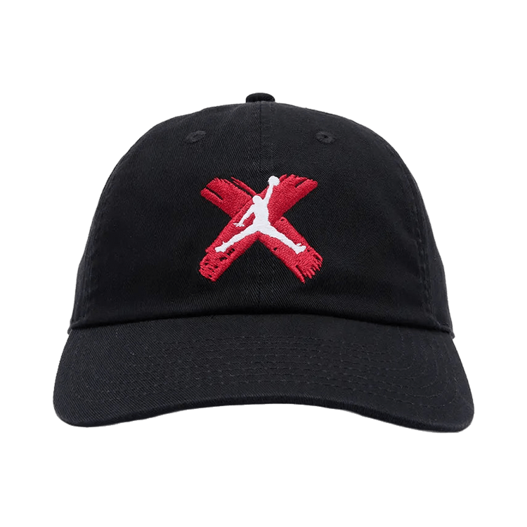 Air Jordan Club Unstructured Curved-Bill Hat 'Black/White'