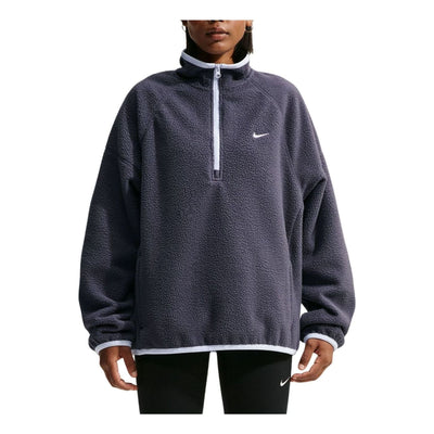 (WMNS) Nike Sportswear Oversized Fleece Top 'Gridiron Palest Purple White'