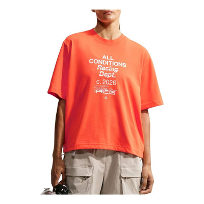 (WMNS) Nike x ACG Dri-FIT T-Shirt 'Safety Orange'