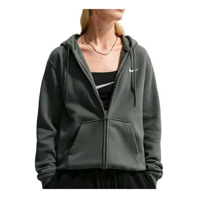 (WMNS) Nike Studio Fleece Medium Weight Hoodie 'Camo Green Sail'