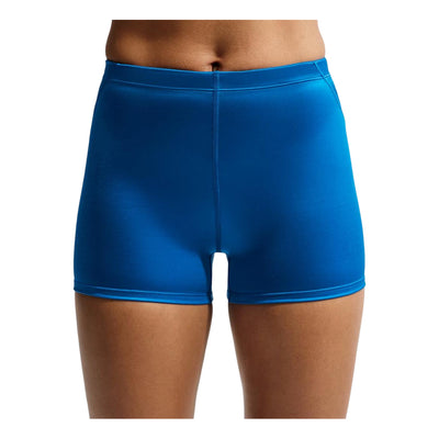 (WMNS) Nike SKIMS Satin Shine Mid-Rise 2" Boyshorts with Drawcord 'Cobalt'