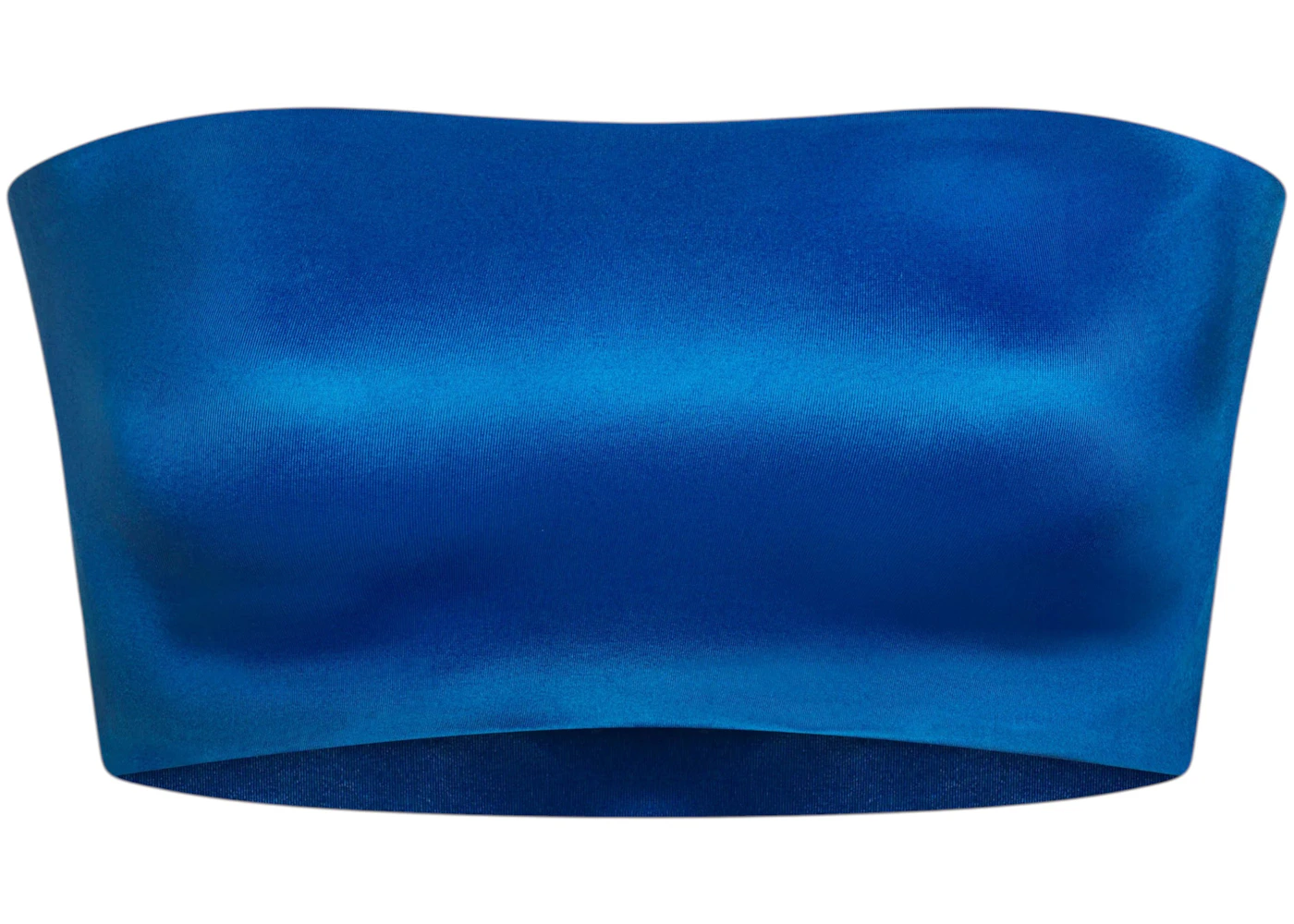 Nike x SKIMS Satin Shine Bandeau Bra Cobalt