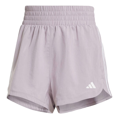 (WMNS) adidas Pacer Training 3-Stripes Woven High-Rise Shorts Asia Sizing 'Light Purple'