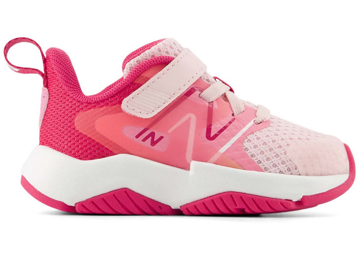 New Balance Rave Run v2 Bungee Lace Rose Sugar Carnival Pink Signal Pink (TD)