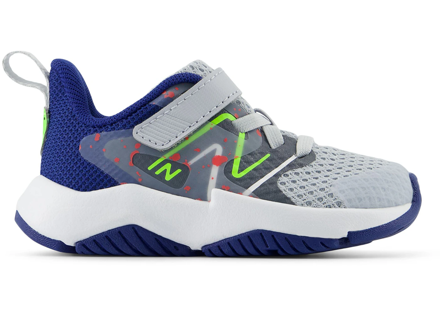 New Balance Rave Run v2 Bungee Lace Granite Inkwell Pixel Green (TD)
