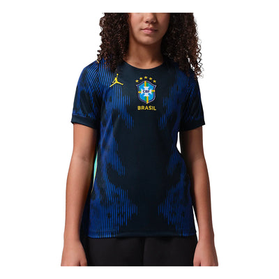 Jordan Brazil National Team 2026 Stadium Away Dri-FIT Soccer Jersey 'Old Royal Black'