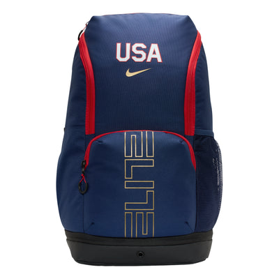 Nike 32L Varsity Elite USA Backpack 'Midnight Navy Black Metallic Gold'