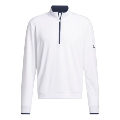 adidas Lightweight Half-Zip Top Asia Sizing 'White'