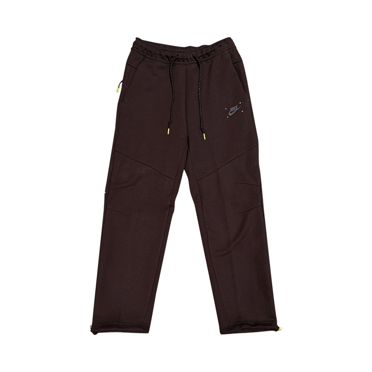 Nike Tech Fleece Open Hem Graphics Pants 'Baroque Brown'