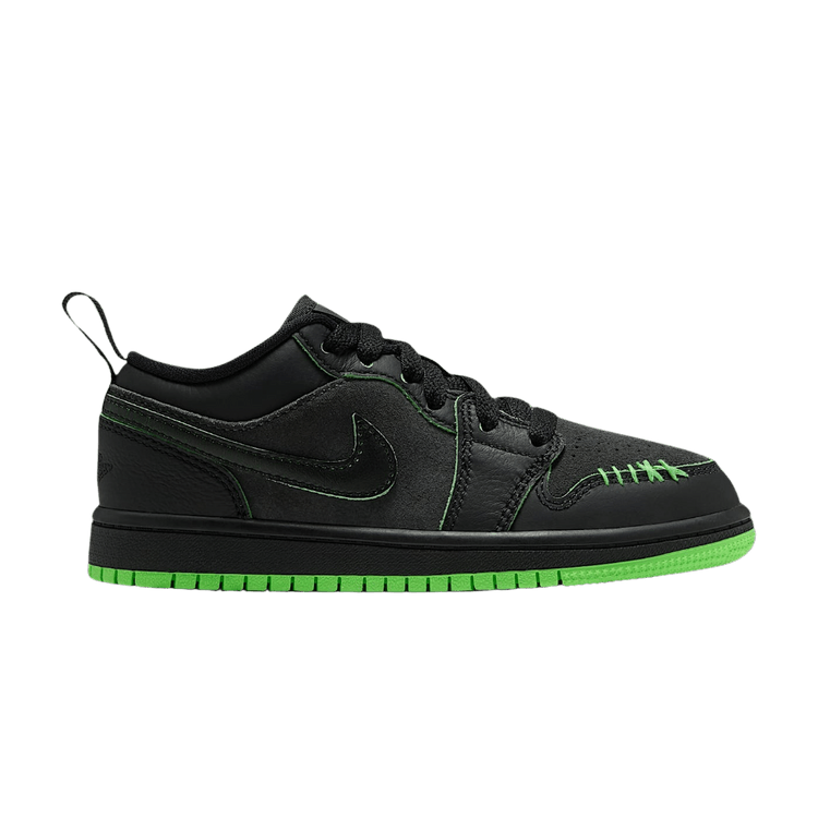 Air Jordan 1 Low SE PS 'Black Scream Green'