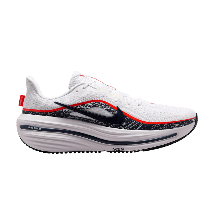 Nike Winflo 12 Road 'White Dynamic Yellow Bright Crimson Obsidian'