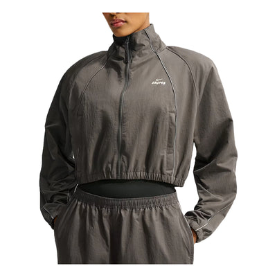 (WMNS) Nike x SKIMS Crunchy Nylon Cropped Jacket 'Boulder'