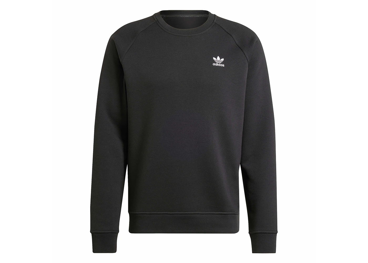 adidas Trefoil Essentials Crew Sweatshirt Black
