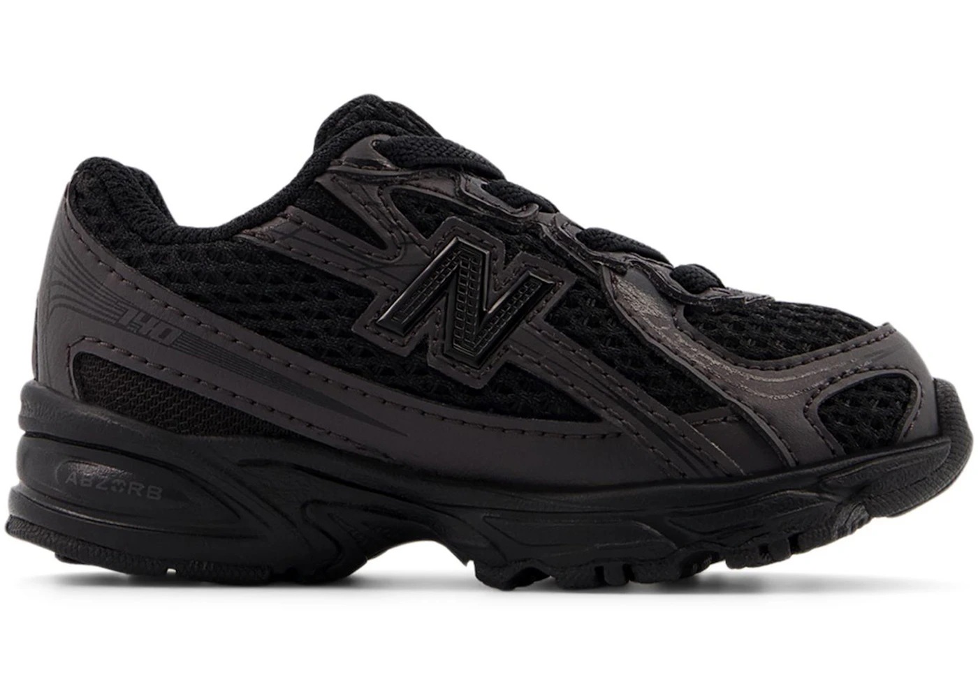 New Balance 740 Bungee Lace Black Cement (TD)